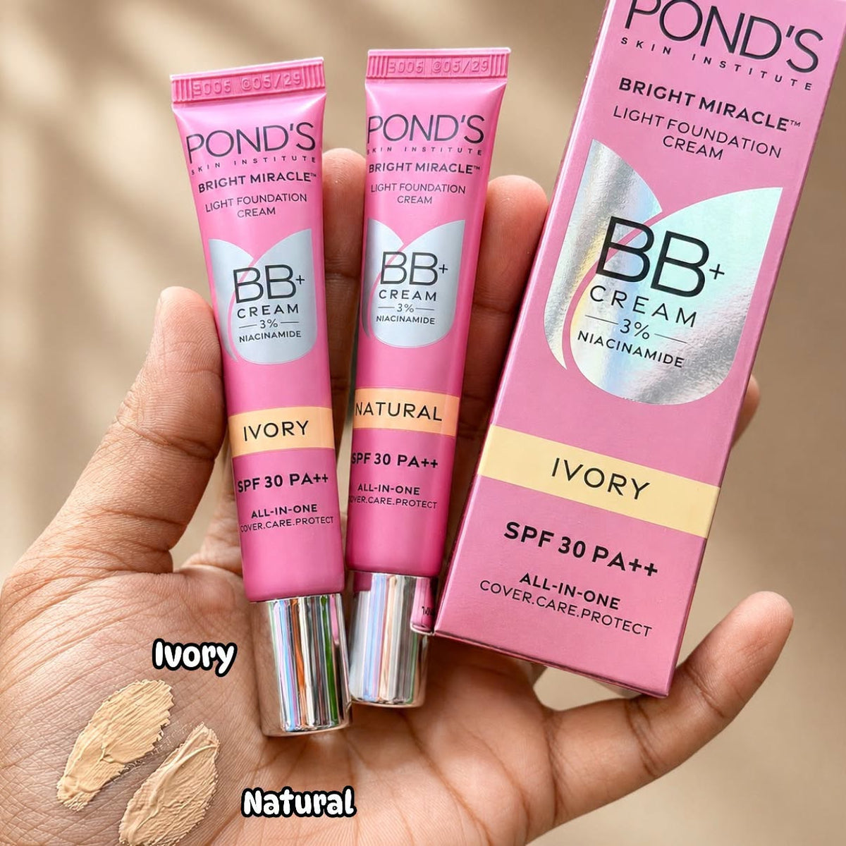 Pond's Bright Miracle Lightweight Foundation BB Cream SPF 30 PA++