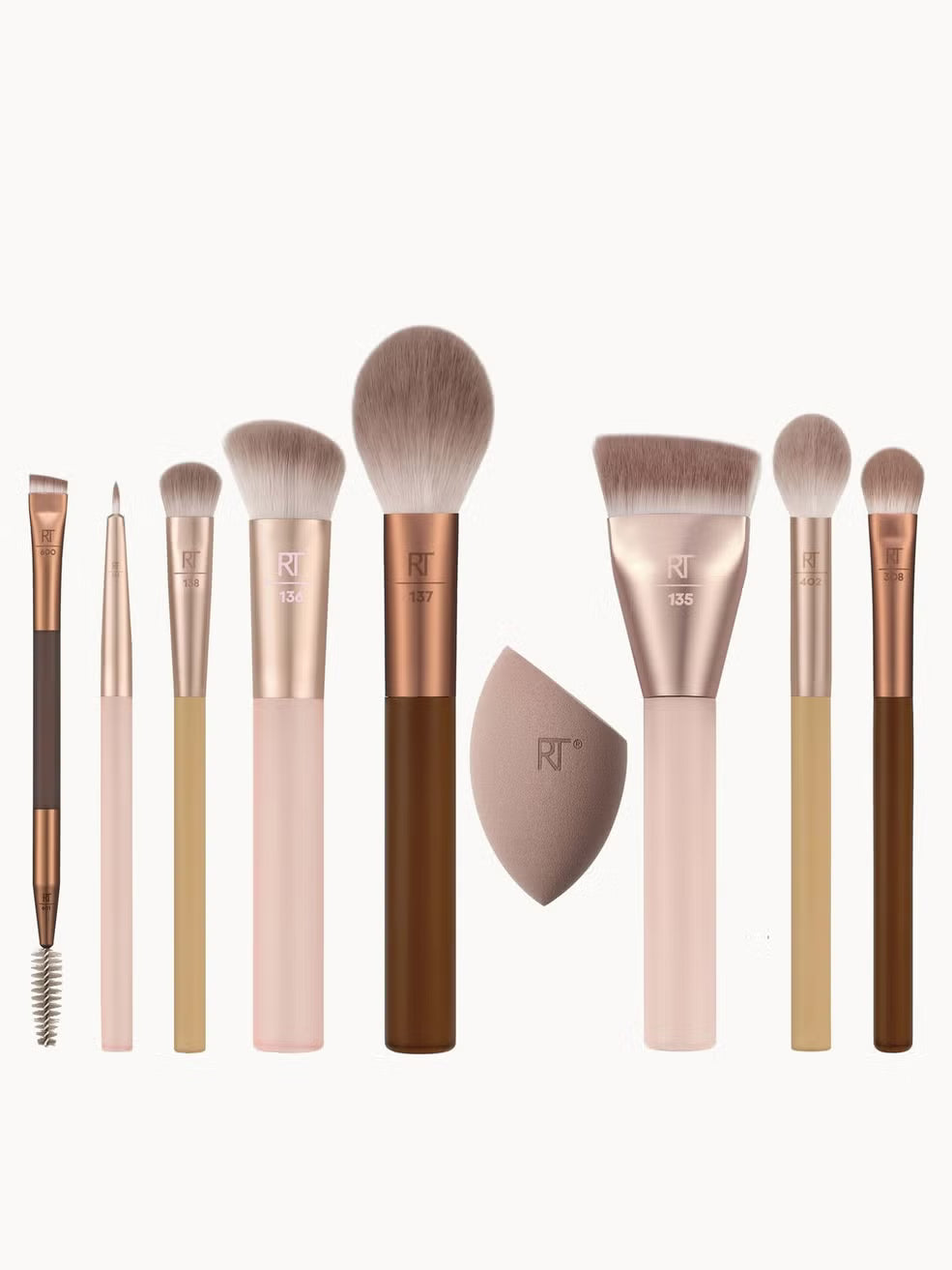 Real Techniques New Nude 2.0 Soft-Focus Makeup Brush Set