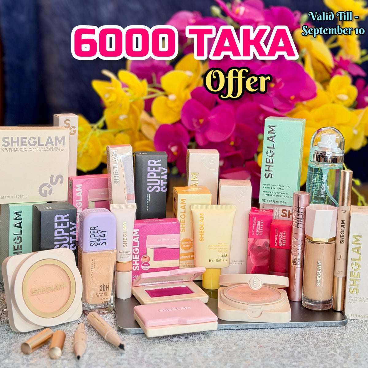 ๐โจ MAYBELLINE x SHEGLAM MAKEUP COMBO โจ๐