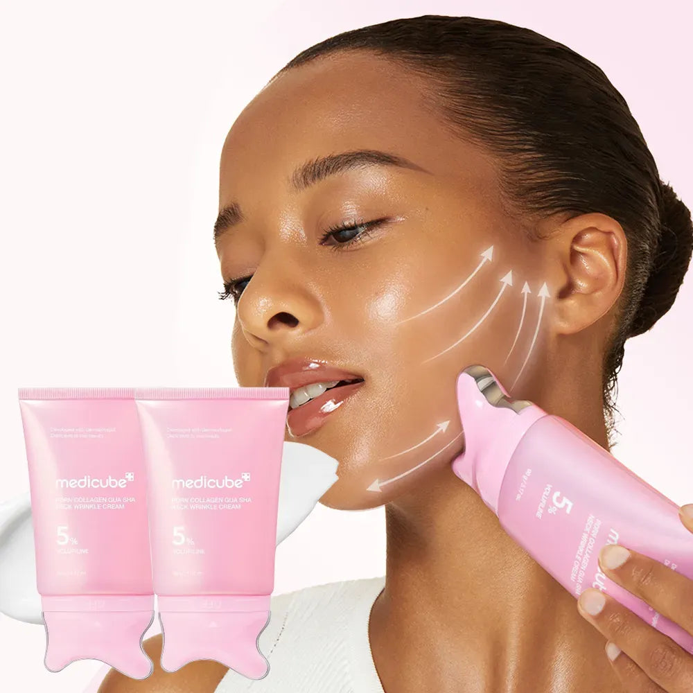 Medicube PDRN Collagen Gua Sha Neck Wrinkle Cream 90g