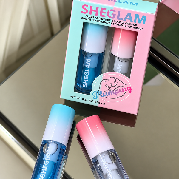 SHEGLAM Plump Addict Hot & Cold Gloss Duo Lipgloss (Buy 1 Get 1 Free)