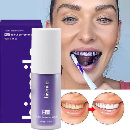 Hismile V34 Colour Corrector Whitening Toothpaste - 100% Original _ Large Size