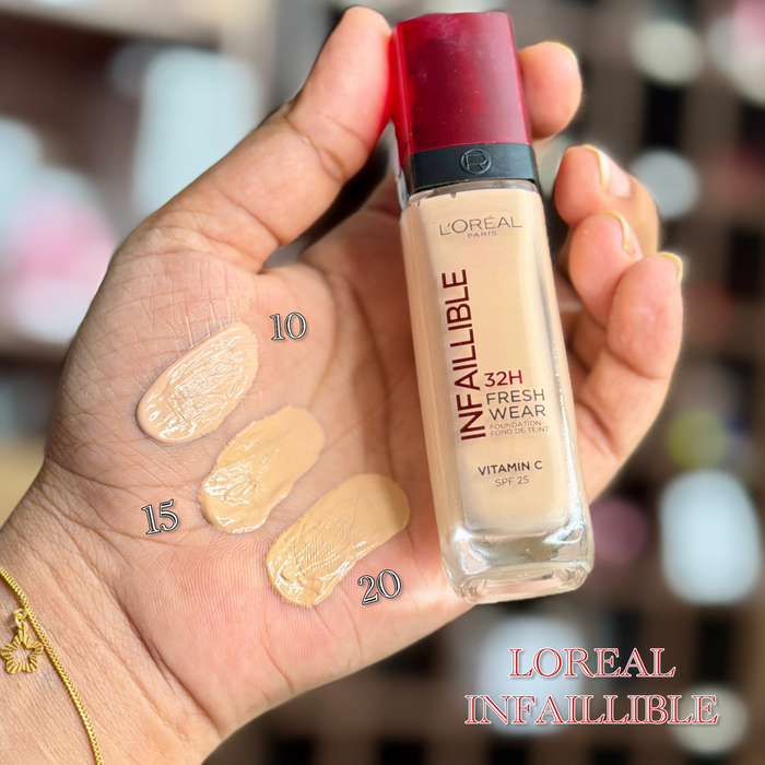 L'Oréal Paris Infallible 32H Fresh Wear Foundation with Vitamin C & SPF 25