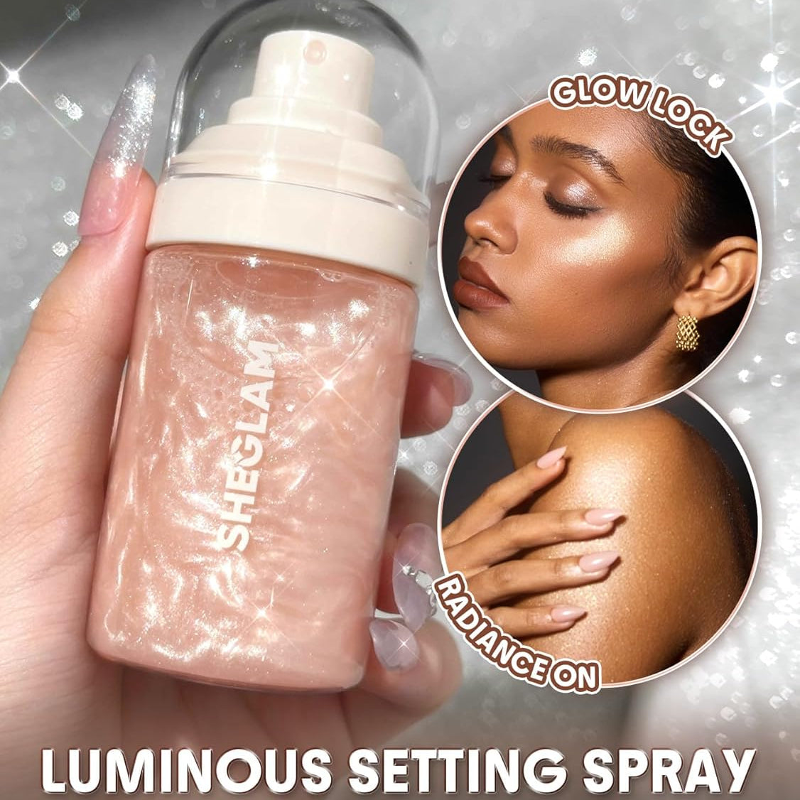 SHEGLAM Light Me Up Luminous Waterproof Long-Lasting Makeup Setting Spray